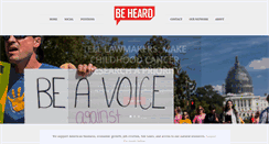 Desktop Screenshot of beheard.org